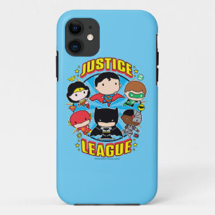 Chibi Justice League Group iPhone 11 Hoesje