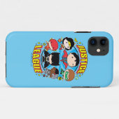 Chibi Justice League Group Case-Mate iPhone Case (Achterkant (horizontaal))