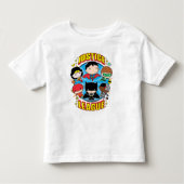 Chibi Justice League Group Kinder Shirts (Voorkant)