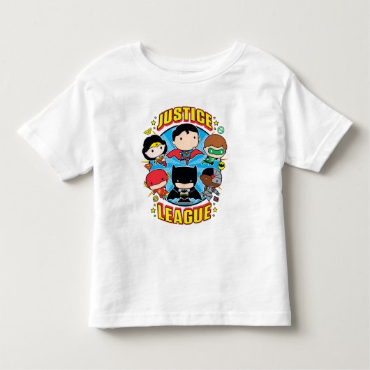 Chibi Justice League Group Kinder Shirts (Voorkant)