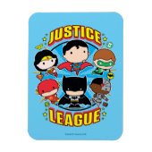 Chibi Justice League Group Magneet (Verticaal)