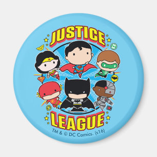 Chibi Justice League Group Magneet