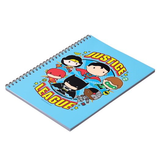 Chibi Justice League Group Notitieboek (Linkerzijde)