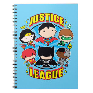 Chibi Justice League Group Notitieboek