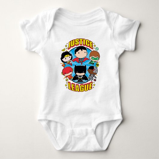 Chibi Justice League Group Romper (Voorkant)