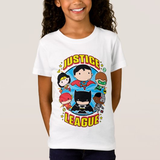 Chibi Justice League Group T-shirt (Voorkant)