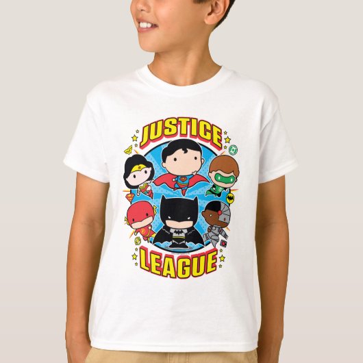 Chibi Justice League Group T-shirt (Voorkant)