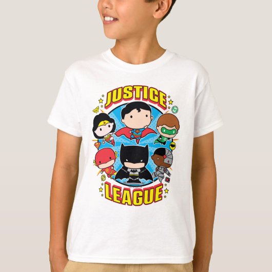 Chibi Justice League Group T-shirt (Voorkant)