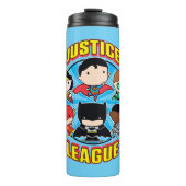 Chibi Justice League Group Thermosbeker (Voorkant)