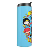 Chibi Justice League Group Thermosbeker (Gedraaid links)