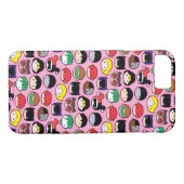 Chibi Justice League Head Pattern Case-Mate iPhone Case (Achterkant (Horizontaal))