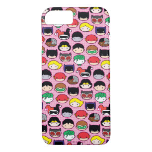 Chibi Justice League Head Pattern Case-Mate iPhone Case