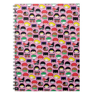 Chibi Justice League Head Pattern Notitieboek