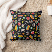 Chibi Justice League Heroes en Logos Pattern Kussen (Deken)