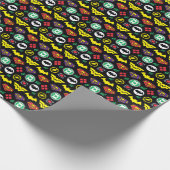Chibi Justice League Logo Pattern Cadeaupapier (Hoek)