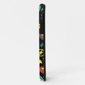 Chibi Justice League Logo Pattern Case-Mate iPhone Case (Achterkant/links)