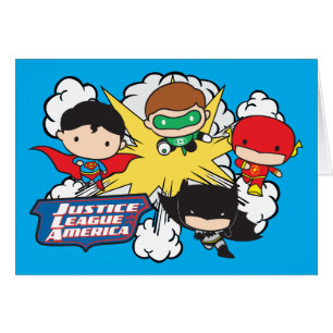 Chibi Justice League of America Explosion