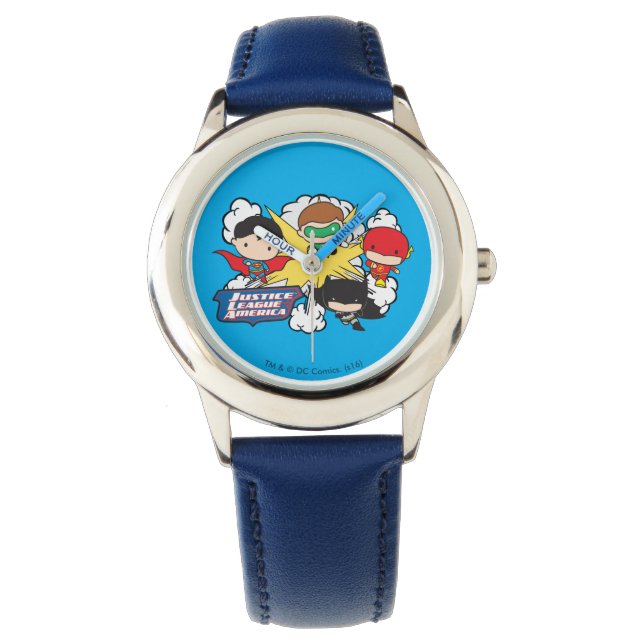 Chibi Justice League of America Explosion Horloge (Voorkant)