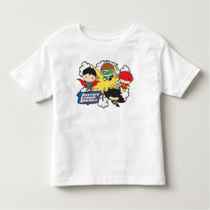 Chibi Justice League of America Explosion Kinder Shirts