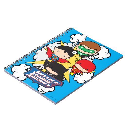Chibi Justice League of America Explosion Notitieboek (Linkerzijde)