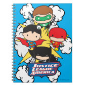 Chibi Justice League of America Explosion Notitieboek (Voorkant)