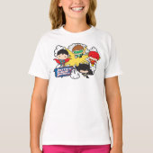 Chibi Justice League of America Explosion T-shirt (Voorkant)