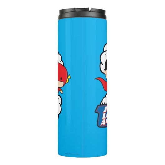 Chibi Justice League of America Explosion Thermosbeker (Achterkant)