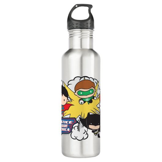 Chibi Justice League of America Explosion Waterfles (Voorkant)