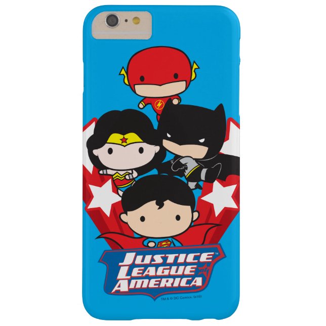 Chibi Justice League of America Stars Case-Mate iPhone Case (Achterkant)