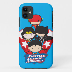Chibi Justice League of America Stars Case-Mate iPhone Case