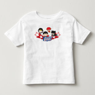Chibi Justice League of America Stars Kinder Shirts