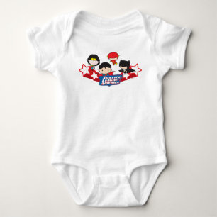 Chibi Justice League of America Stars Romper