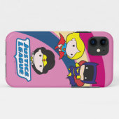 Chibi Justice League Rainbow Case-Mate iPhone Case (Achterkant (horizontaal))