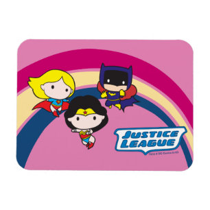 Chibi Justice League Rainbow Magneet