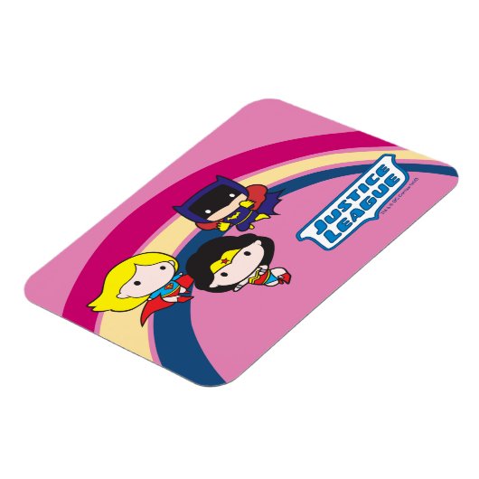 Chibi Justice League Rainbow Magneet (Linkerzijde)