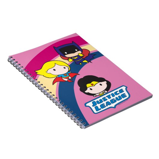 Chibi Justice League Rainbow Notitieboek (Rechterzijde)