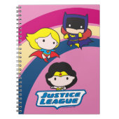 Chibi Justice League Rainbow Notitieboek (Voorkant)