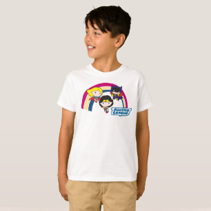 Chibi Justice League Rainbow T-shirt