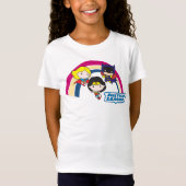 Chibi Justice League Rainbow T-shirt (Voorkant)