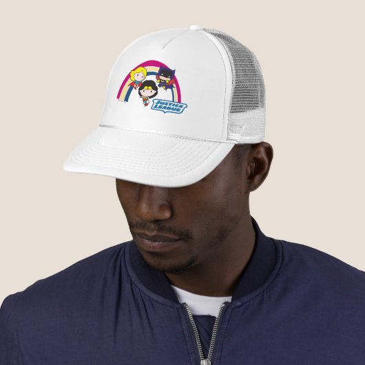 Chibi Justice League Rainbow Trucker Pet (In situ)