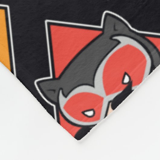 Chibi Justice League Villain Pattern Fleece Deken (Hoek)