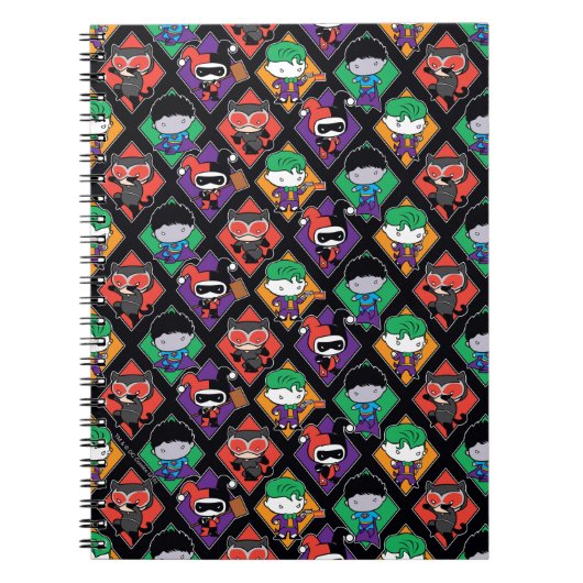 Chibi Justice League Villain Pattern Notitieboek (Voorkant)