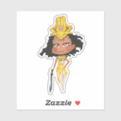 Chibi Kandaka Warrior  Sticker (Vel)