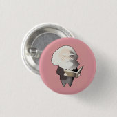 Chibi Karl Marx Ronde Button 3,2 Cm (Voorkant /achterkant)
