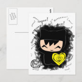 Chibi Kat Briefkaart (Voorkant / Achterkant)