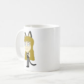 chibi katgirl koffiemok (Voorkant links)