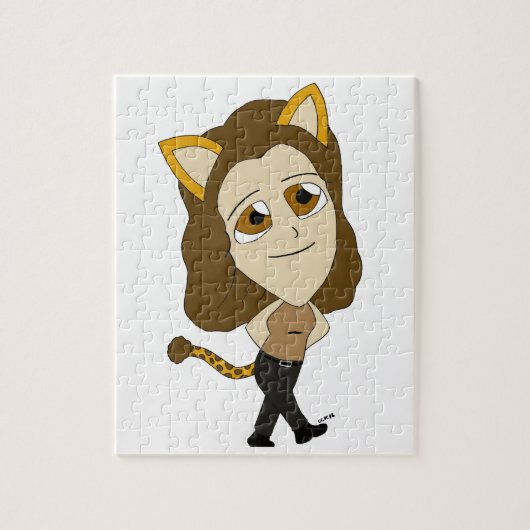 chibi katgirl legpuzzel (Verticaal)