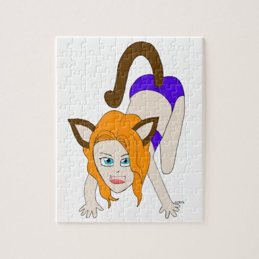 chibi katgirl legpuzzel (Verticaal)