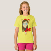 chibi katgirl t-shirt (Voorkant volledig)