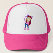 chibi katgirl trucker pet (Voorkant)